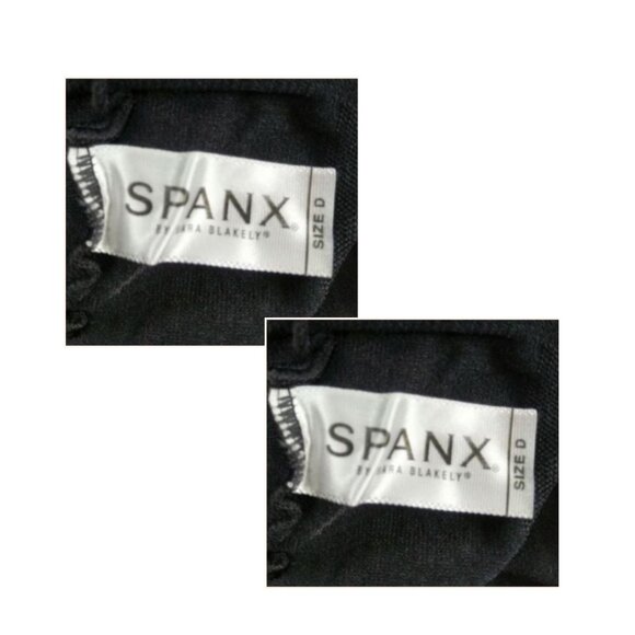 Lot of 2 Spanx Shapewear High Waist Briefs Size D Large Black - Picture 4 of 7